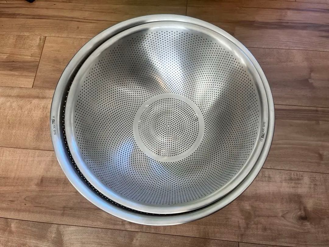 ステン大型パンチングザル33㎝、36㎝セット