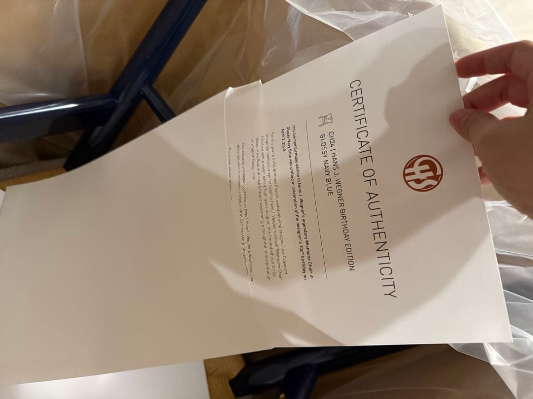 CH24 チェア LimitedEdition 2020ネイビーブルー 2脚