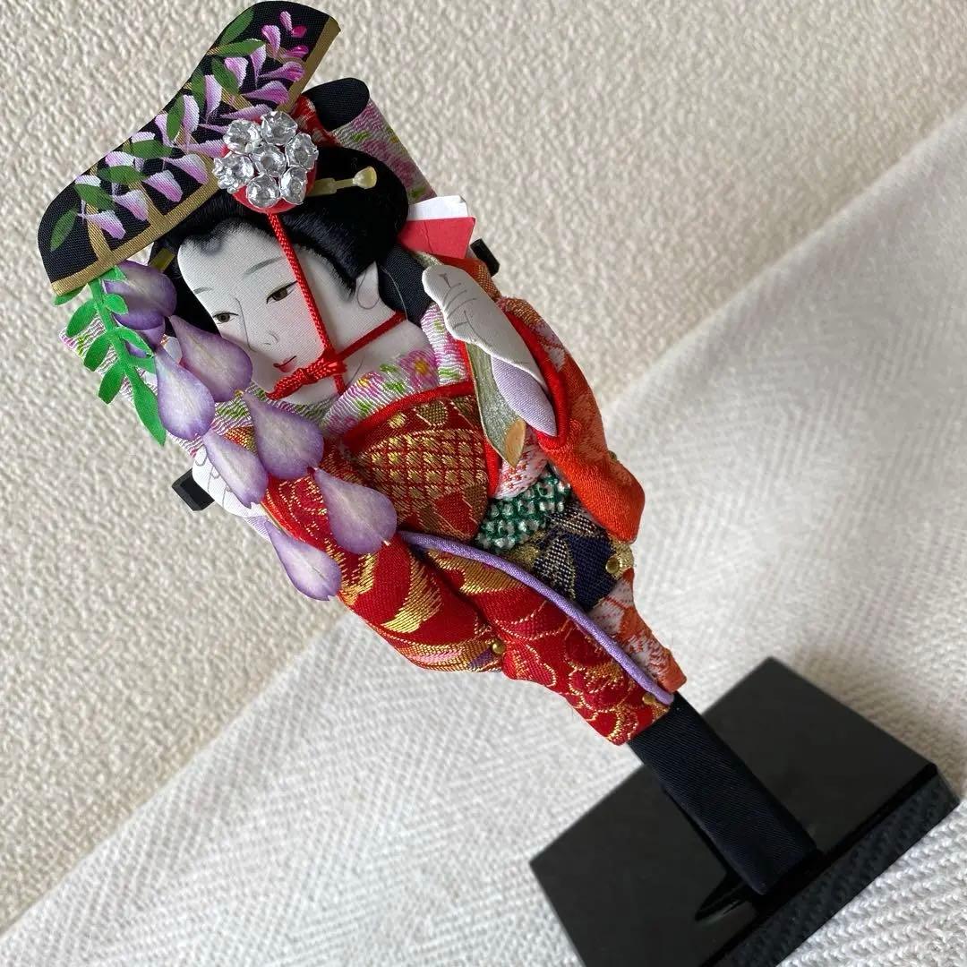 浅草寺 歳の市 特製 押絵羽子板 藤娘 江戸 縁起物 伝統工芸品 節句御飾り