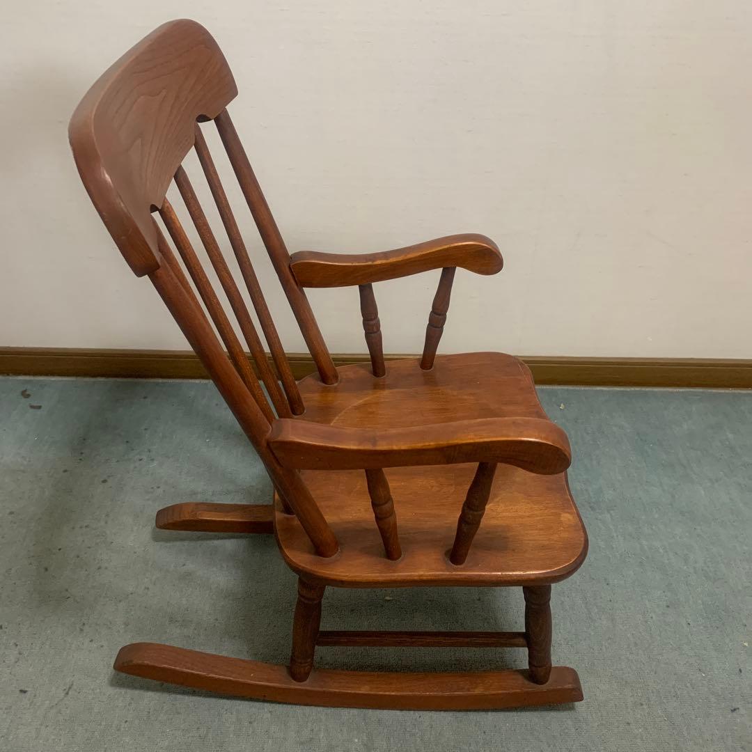 木製 椅子　ロッキングチェア　アメリカにて購入