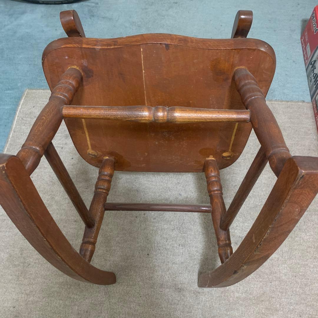 木製 椅子　ロッキングチェア　アメリカにて購入