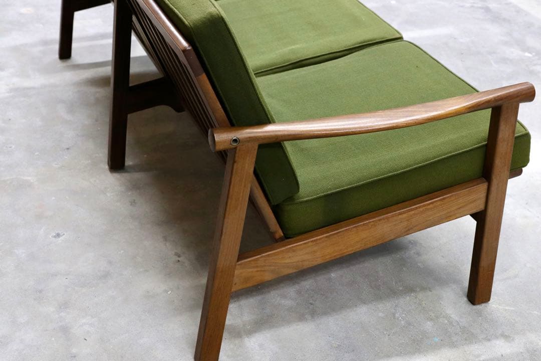 GMHS533C○オールドマルニ / maruni 孔雀 60年代 3人掛けソフ