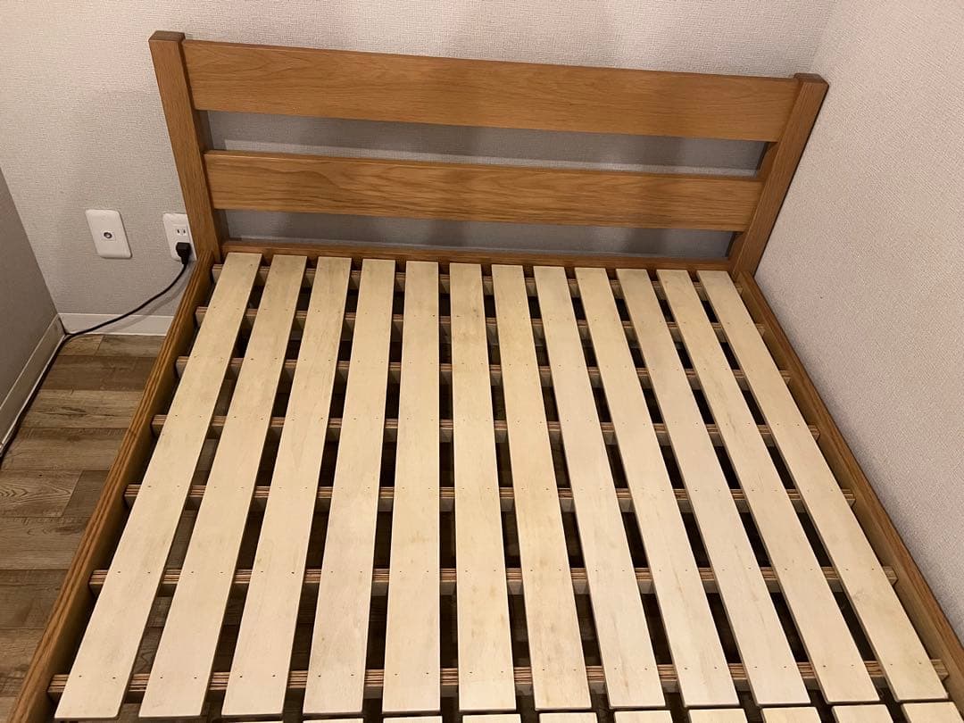 sorさま購入ページ　無印良品　木製ベットオーク材突板セミダブル