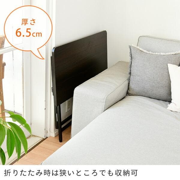 ★送料無料★ 折り畳み デスク L字型 組立不要 アイボリー 他カラー有