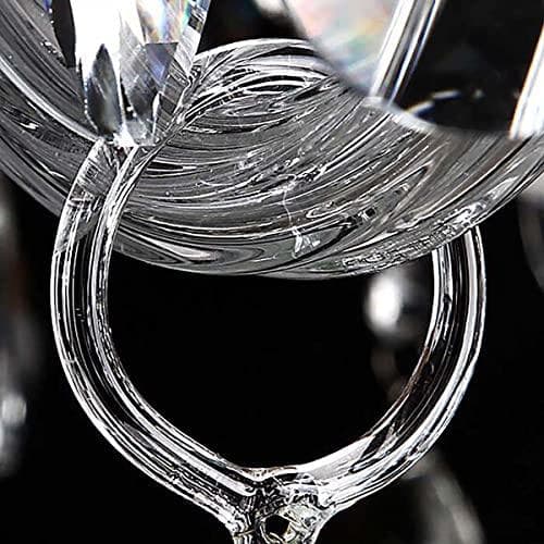 シャンデリア クリスタル (プラスチックではない) 6灯 エスティークE17 a