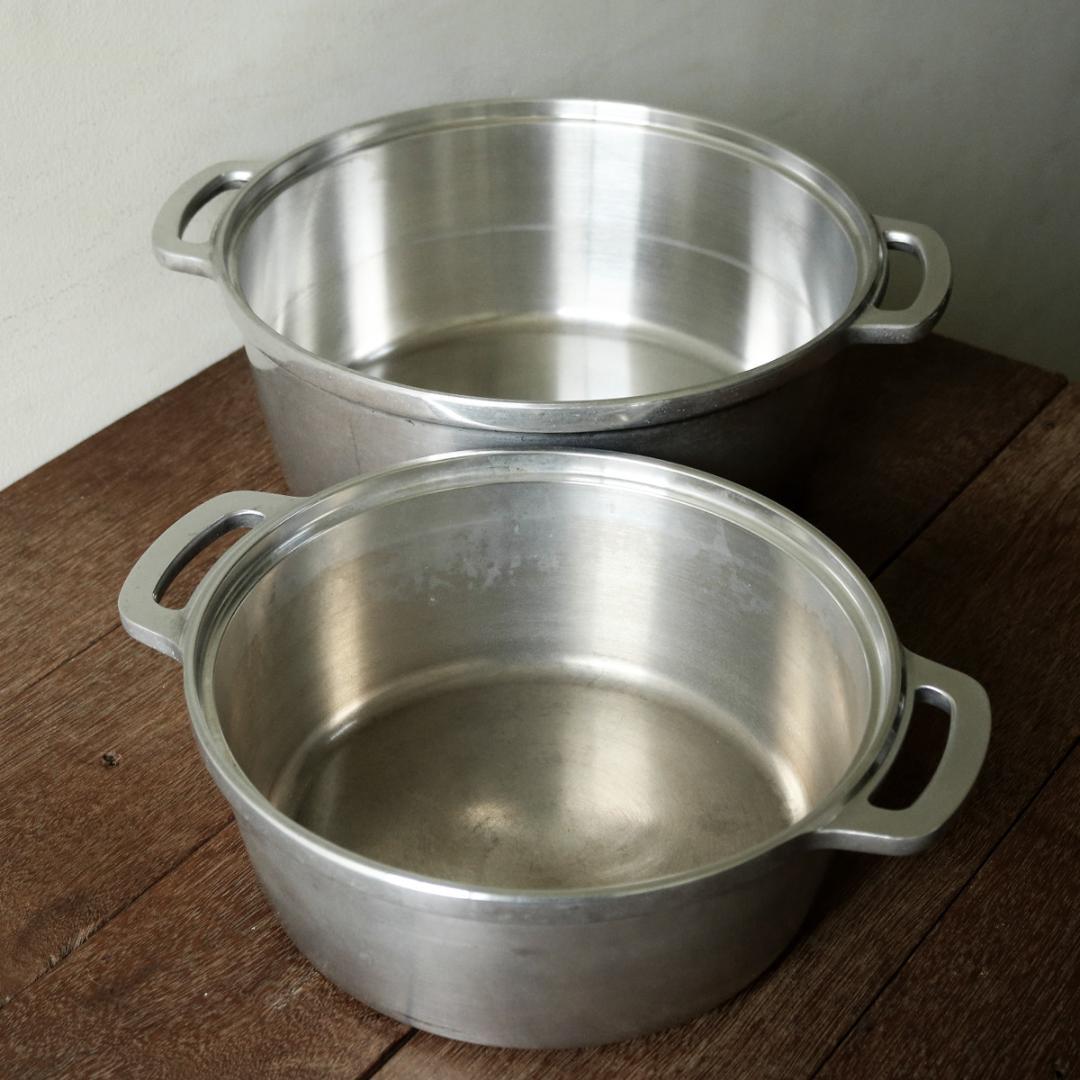 広島アルミニウム工業 無水鍋 20cm 24cm 有元葉子レシピ本 まとめて