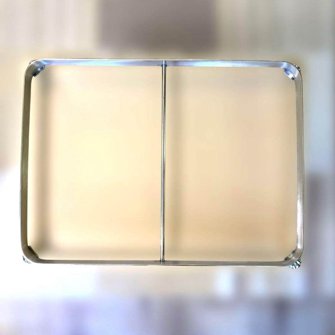 ビュッフェスタンド 菊渕角盆 18-8ステンレス