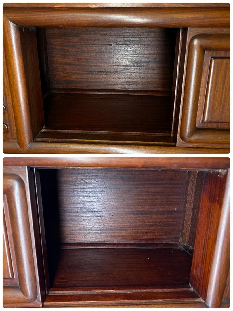 唐木　紫檀の飾り棚