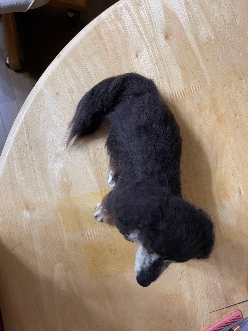 羊毛フェルト ダックスフンド（オーダー品）大切な家族を羊毛フェルトで再現します❣️