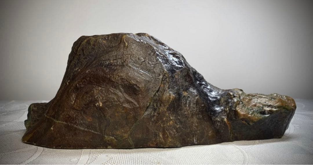 4262 佐渡猿八青碧玉 横24×高9.5×奥行8.5(cm)1.72kg