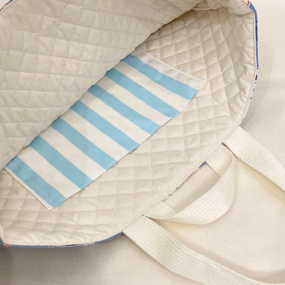 再販【現品限り】《Cath Kidston生地使用》通園通学グッズ　5点 飛行機