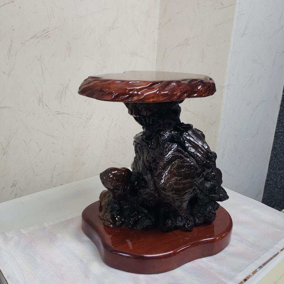 Ｂフライデー蔵出し特価花梨木製アジアンスタイルサイドテーブル