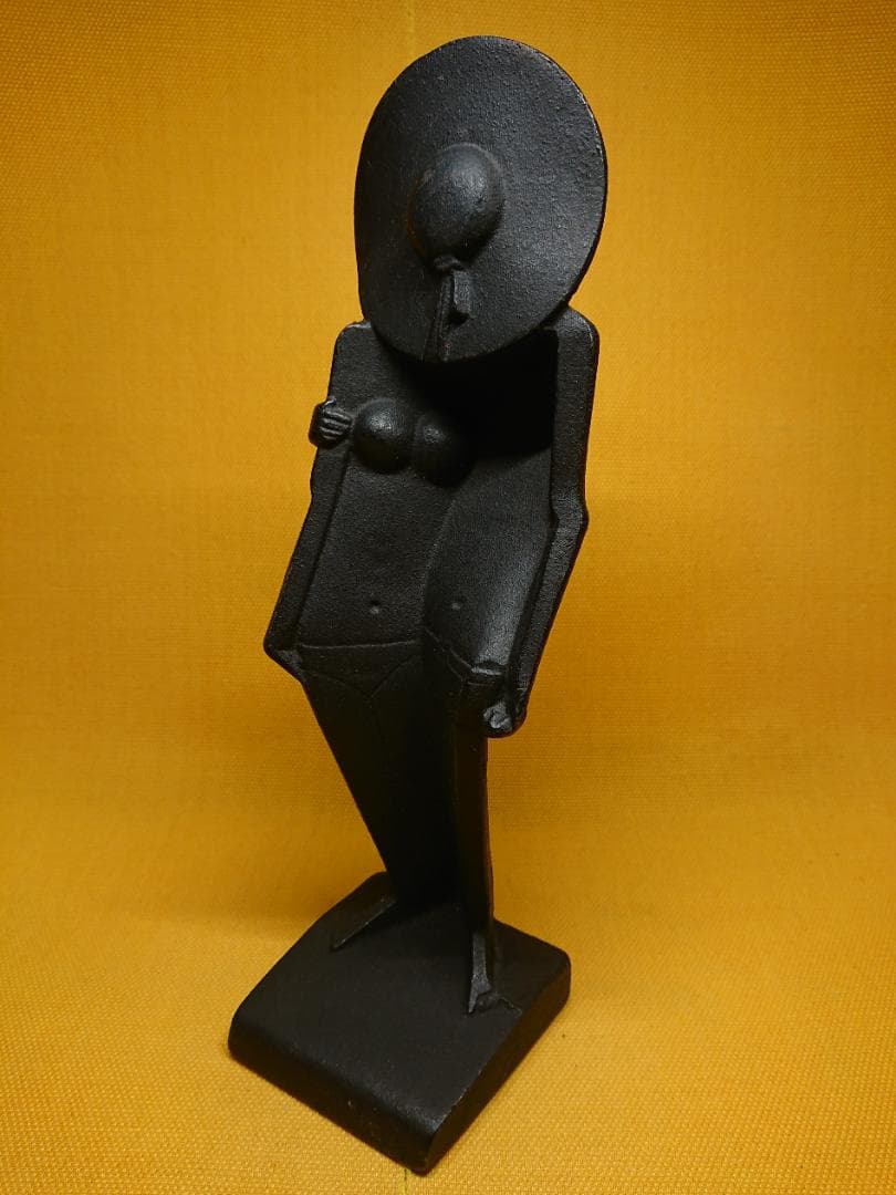 人形　金属　彫像　オブジェ　置物　インテリア　工芸品　美術品　A1323