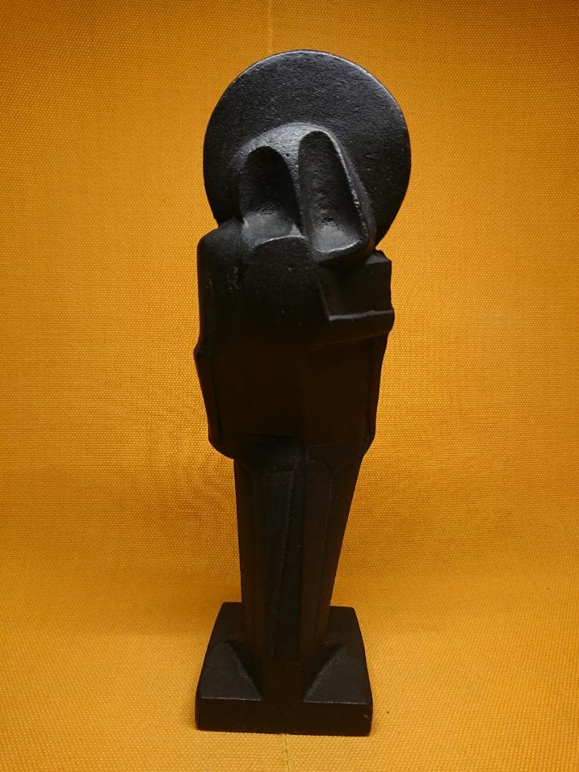 人形　金属　彫像　オブジェ　置物　インテリア　工芸品　美術品　A1323