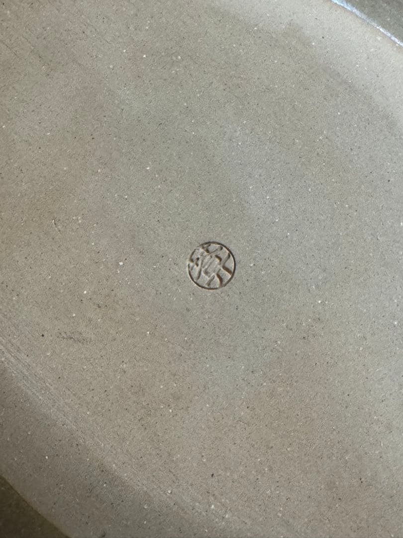 送料込み‼︎ 京焼 清水焼 「陶あん」 絵付け皿 白×菖蒲 ※小皿ではありません。