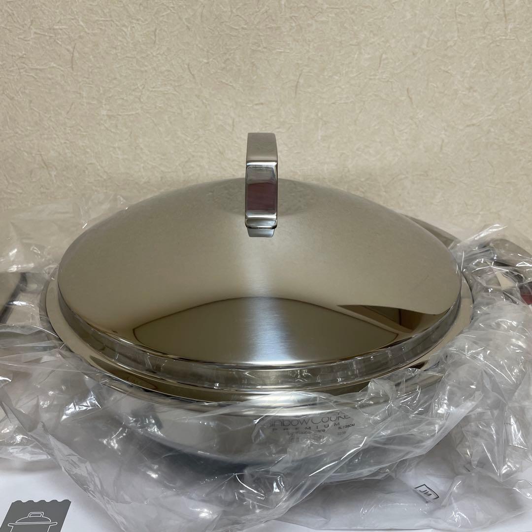 【新品】タッパーウェア　レインボークッカープレミアム　ウォック　28cm