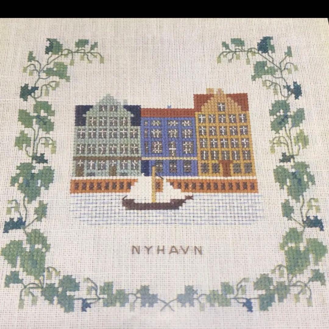 フレメ　コペンハーゲン　800年記念　クロスステッチ図案