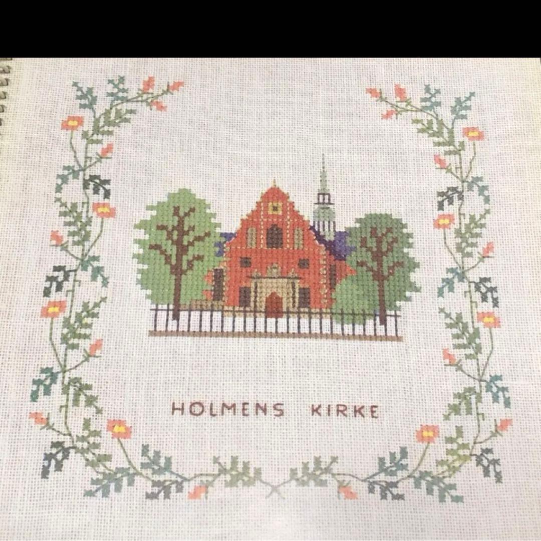 フレメ　コペンハーゲン　800年記念　クロスステッチ図案