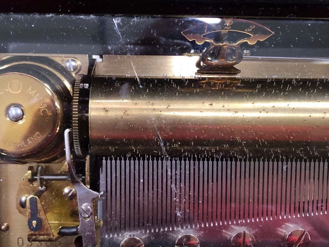 RITAOReuge Music スイス製オルゴール72弁ピアノ塗装