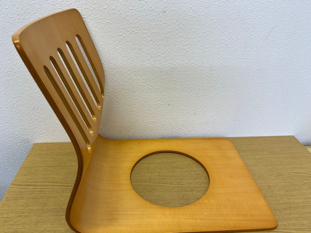 曲木椅子　白樺積層合板　ラッカー塗装　2枚セット　YZ-770-DB/NA