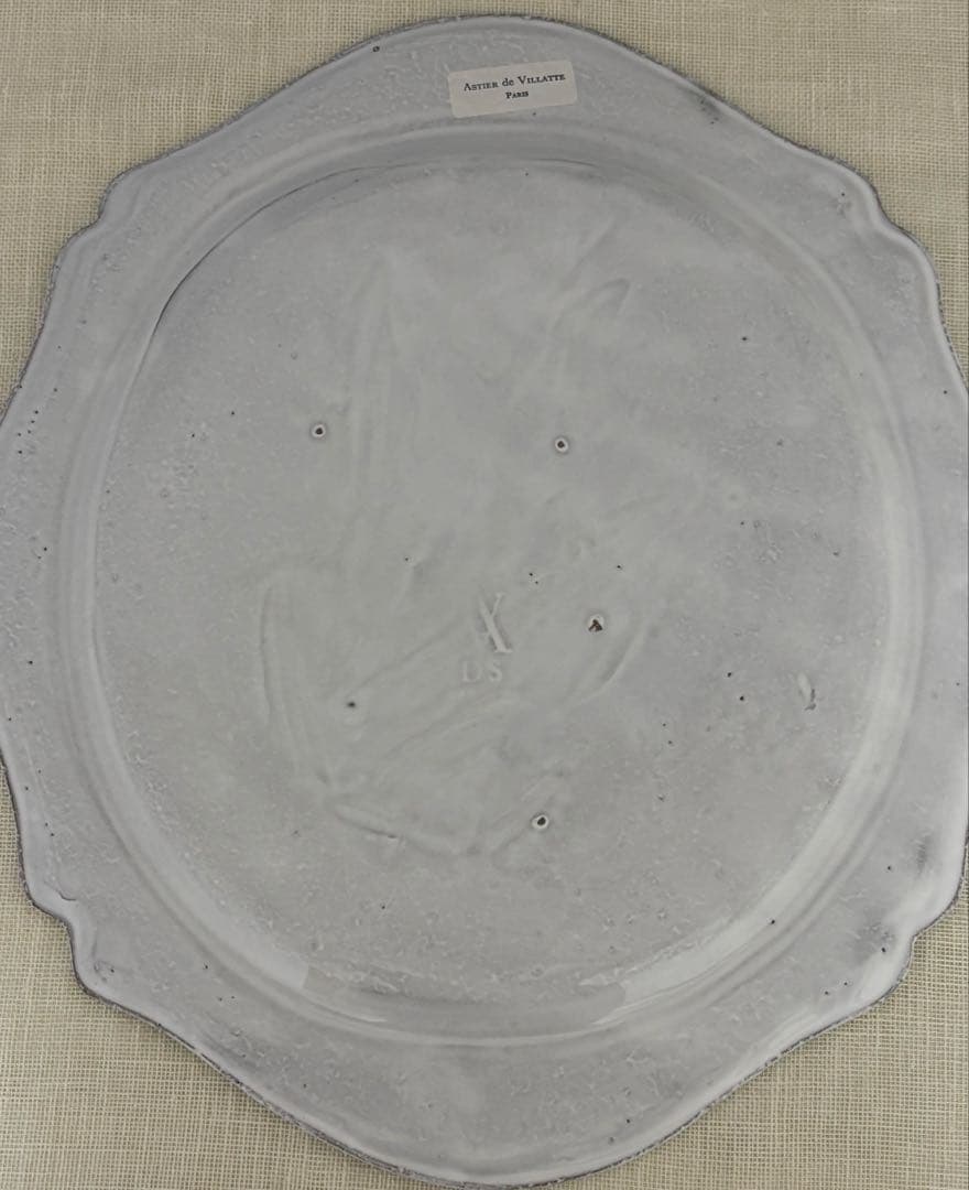 【未使用】アスティエ・ド・ヴィラット Astier de Villatte 大皿