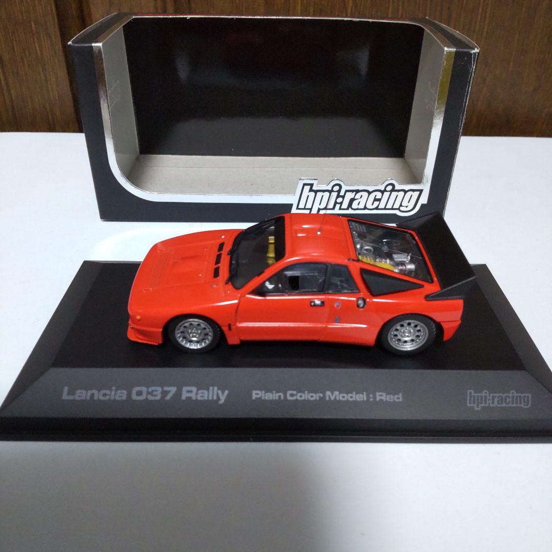 ランチア 037 ラリー プレインカラーモデル レッド 1/43 hpi - メルカリ