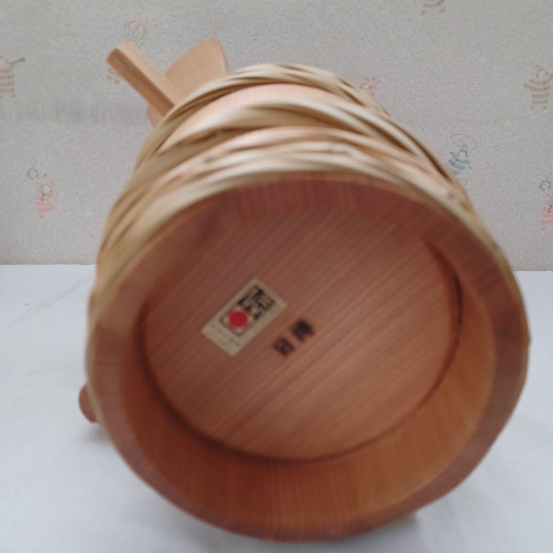 borsalino1113。伝統的工芸品天然秋田杉5合入 祝樽