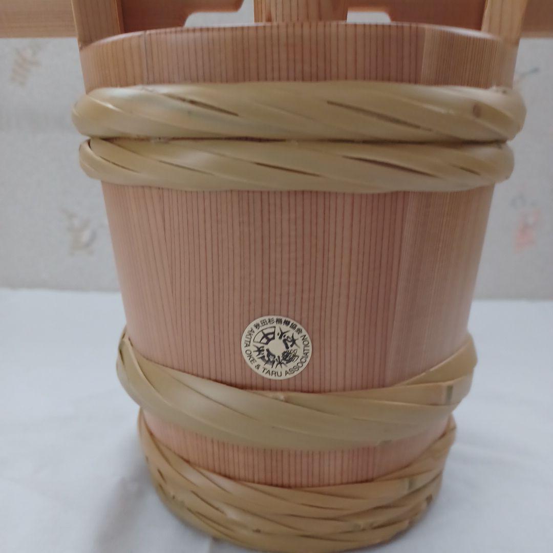 borsalino1113。伝統的工芸品天然秋田杉5合入 祝樽