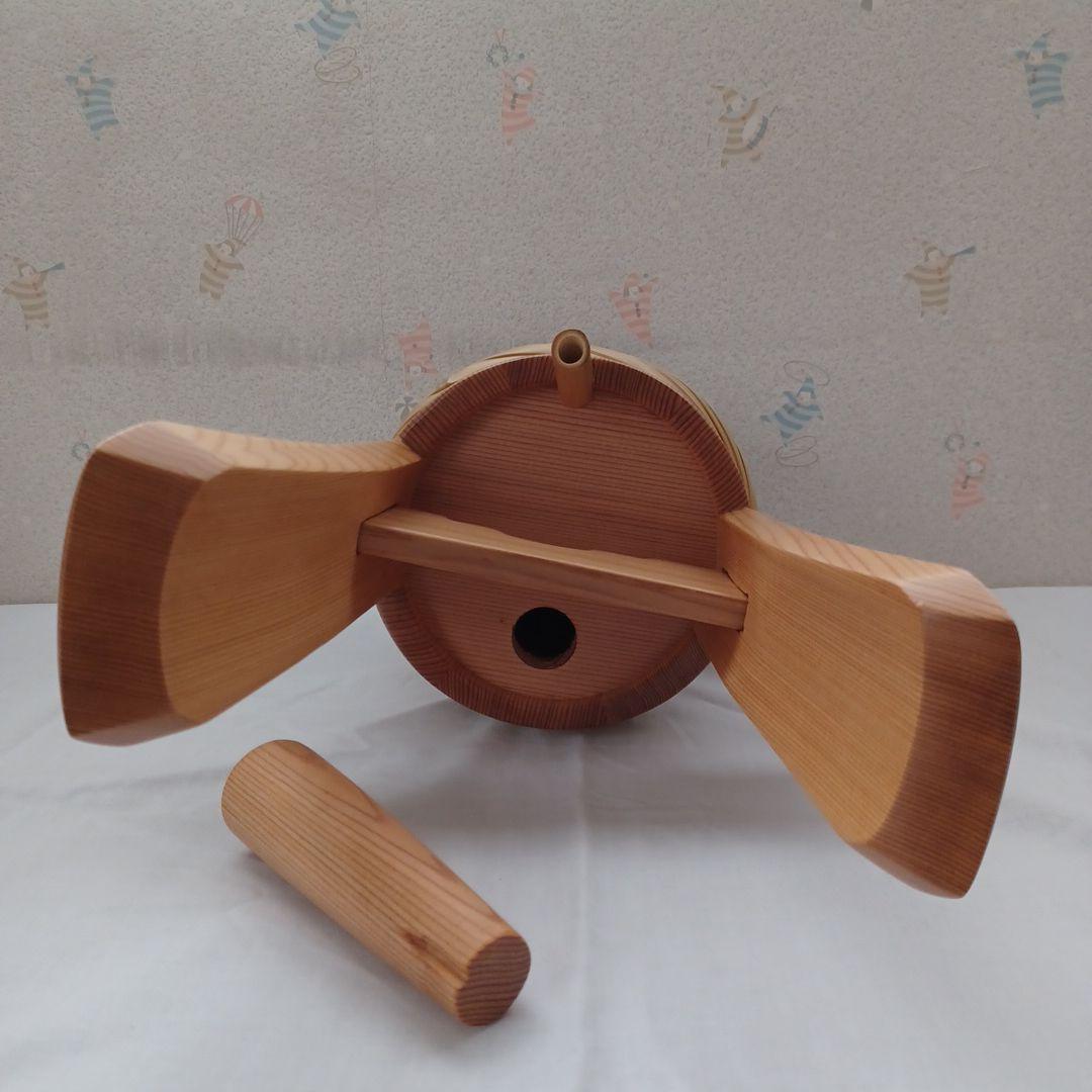 borsalino1113。伝統的工芸品天然秋田杉5合入 祝樽