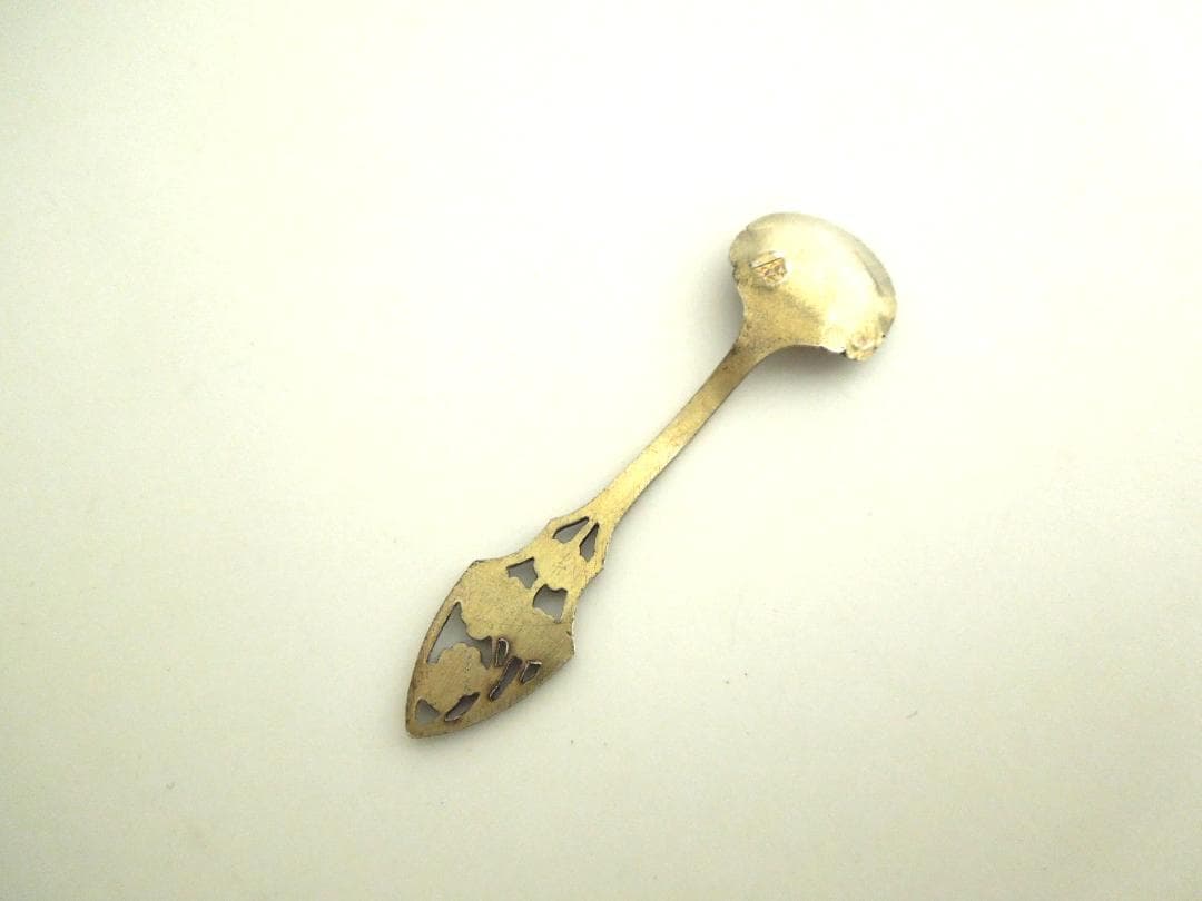 フランス　シルバーミニスプーン　純銀　アールヌーボー　ヴェルメイユ