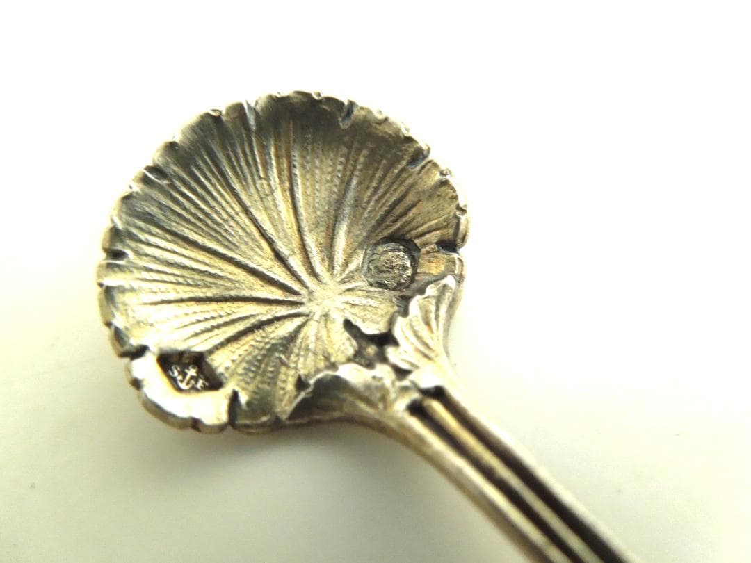 フランス　シルバーミニスプーン　純銀　アールヌーボー　ヴェルメイユ