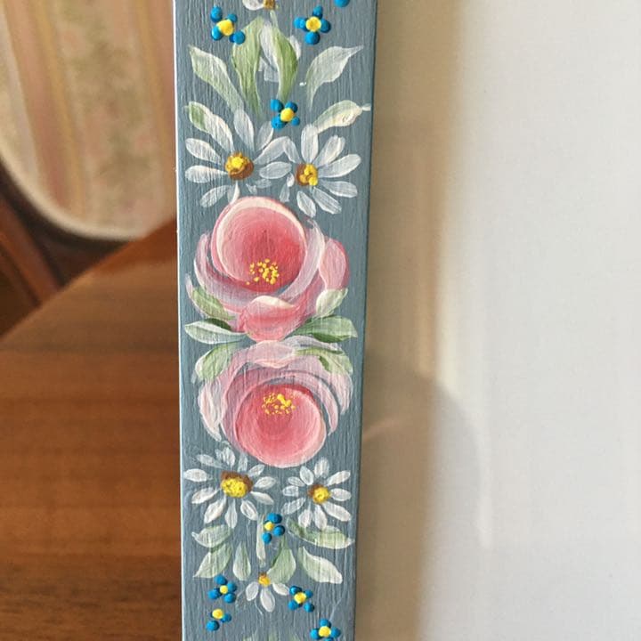 トールペイント アッセンデルフト  フォトフレーム  写真立て 薔薇