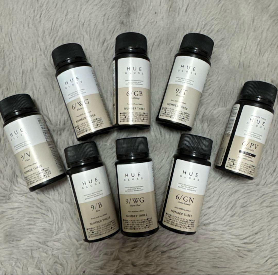 HUE ヘアカラーセット グロスカラー hunt まとめ売り