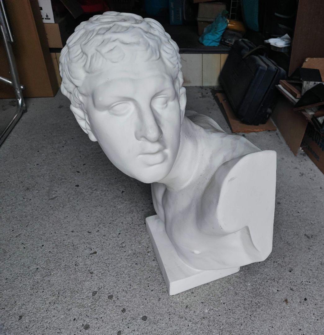 古代ギリシャ風 ホワイトバスト彫刻 石膏像 - メルカリ