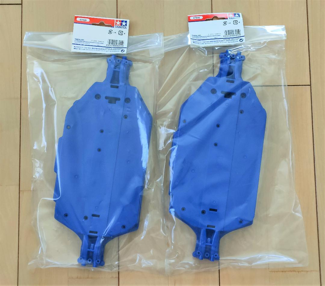 2個】TT－02 ロワデッキ ハードタイプ ブルー 新品未使用 47339