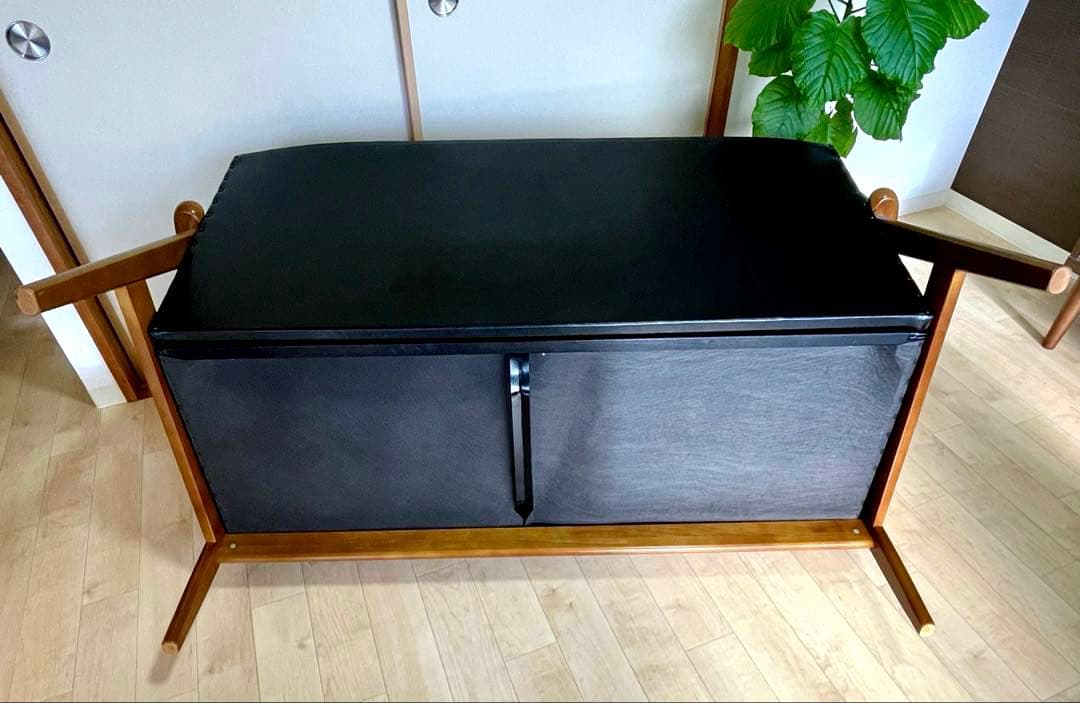 難ありです‼️カリモク60　Kチェア　2シーター　黒