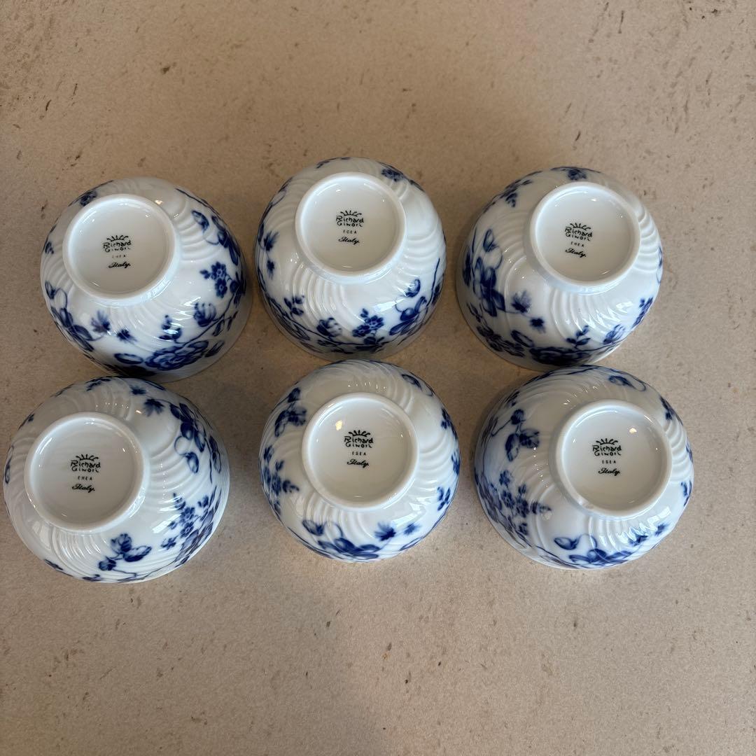 新品　美品　リチャードジノリ　ローズブルー　セット