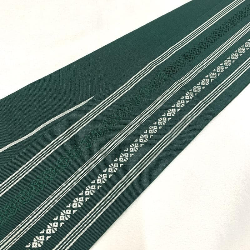 504bj10■ハーフ成人式 10歳 男児 着物&袴&角帯 シンプル■美品