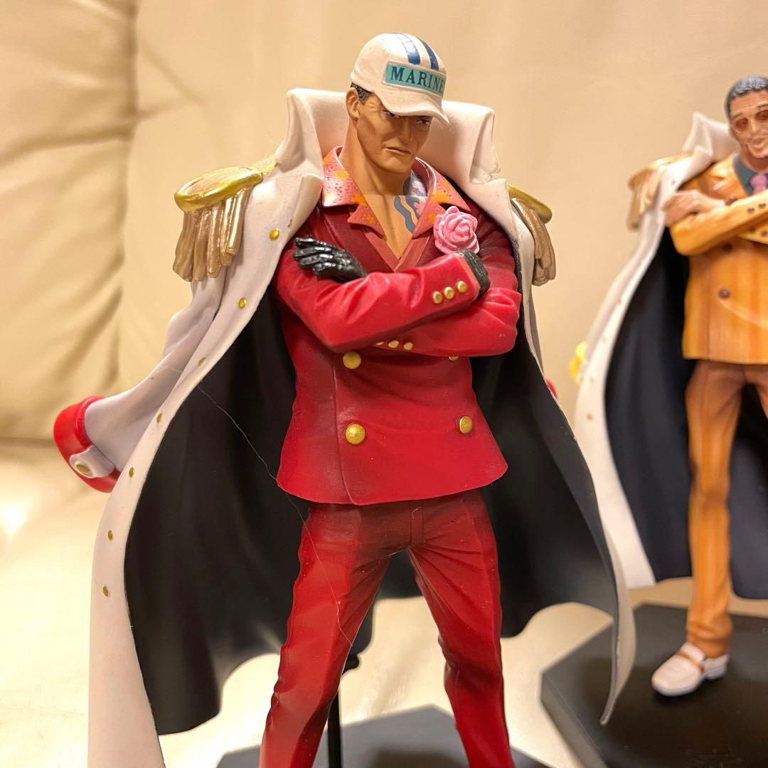 ワンピース 赤犬 黄猿 青雉 センゴク DX海軍フィギュア4体セット