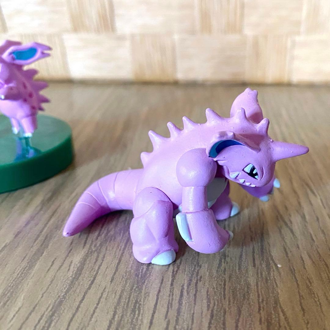 立体ポケモン図鑑 ニドキング ニドラン♂ ニドリーノ フィギュア 美品