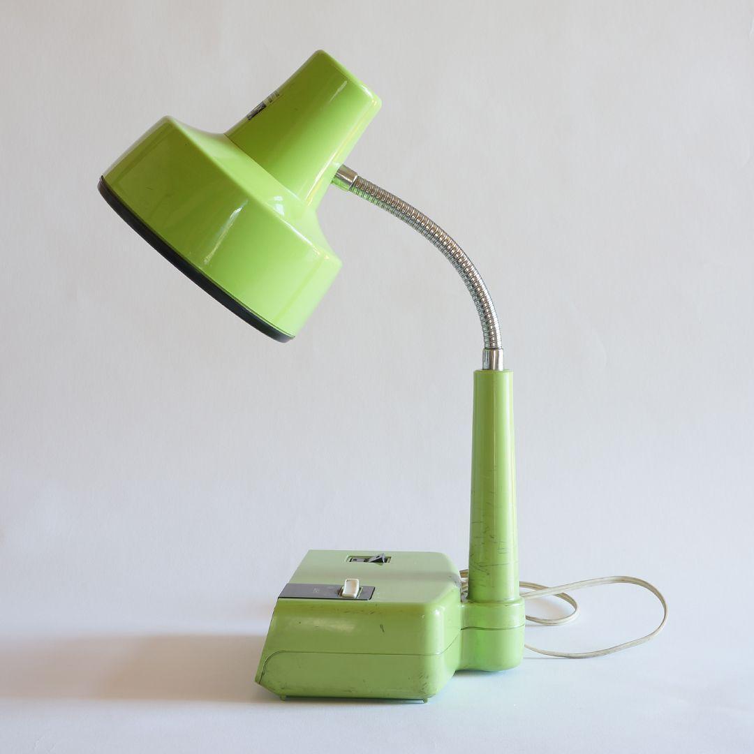 東芝 パタパタ時計 デスクランプ ブルーソフトランプ IL-1502GR レトロ