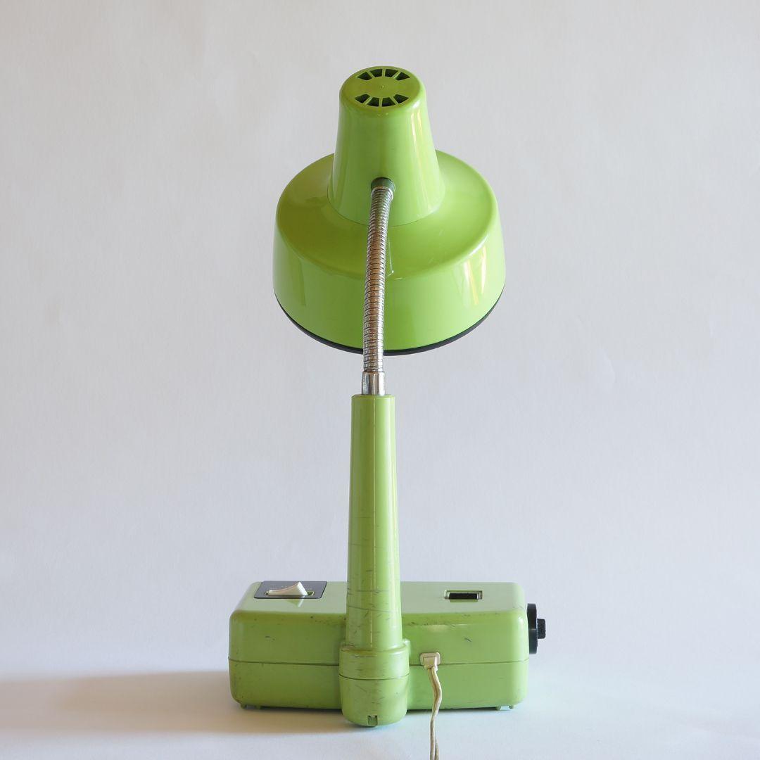 東芝 パタパタ時計 デスクランプ ブルーソフトランプ IL-1502GR レトロ