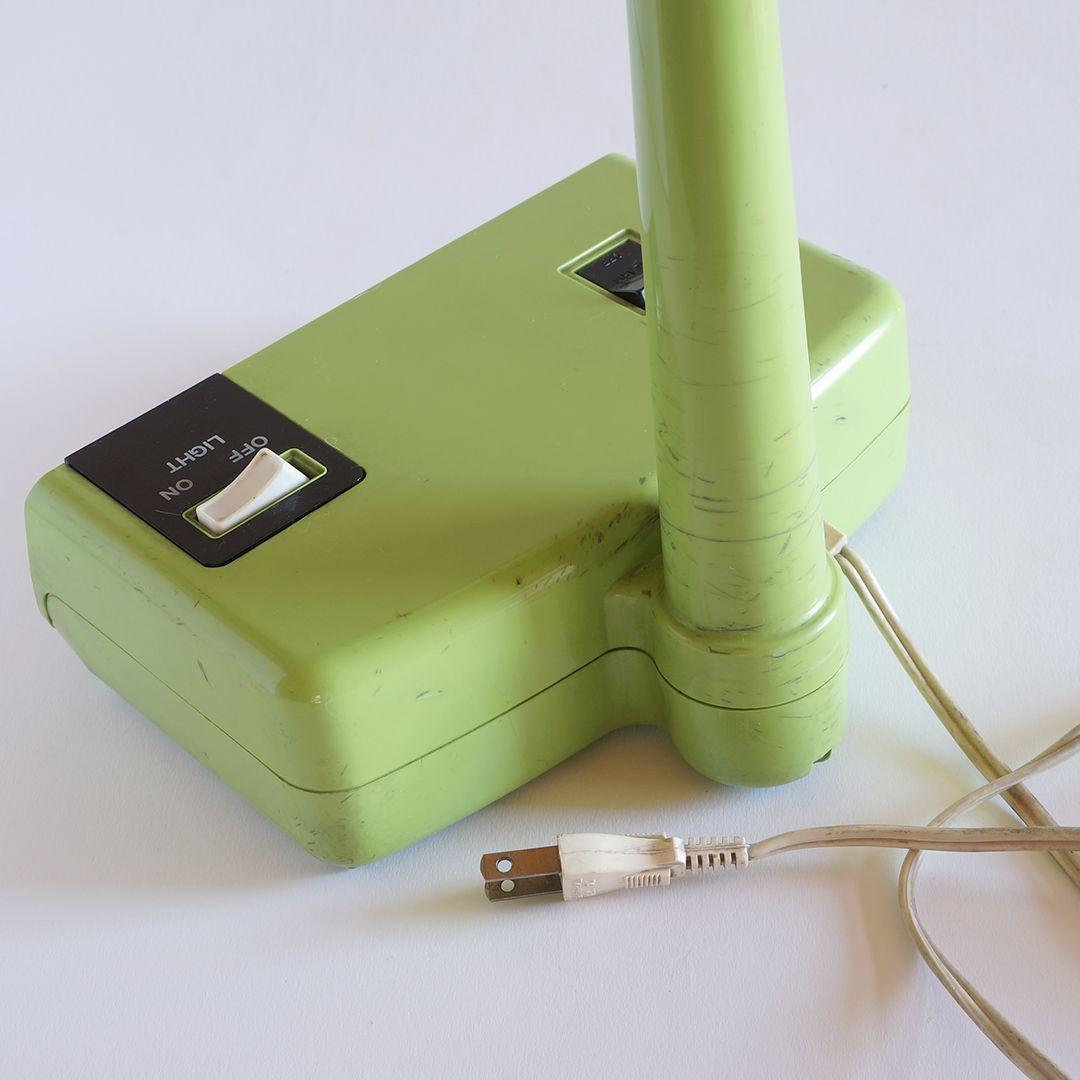 東芝 パタパタ時計 デスクランプ ブルーソフトランプ IL-1502GR レトロ