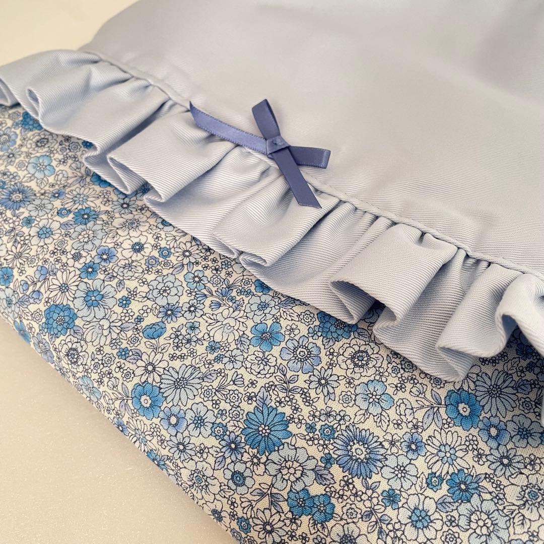 ななみ　小花柄ブルー　入学セット