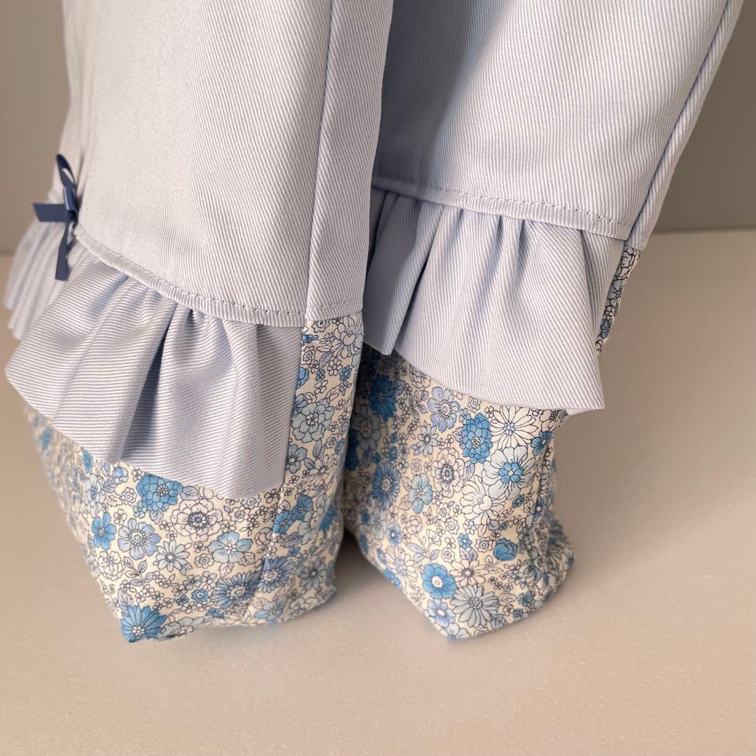 ななみ　小花柄ブルー　入学セット