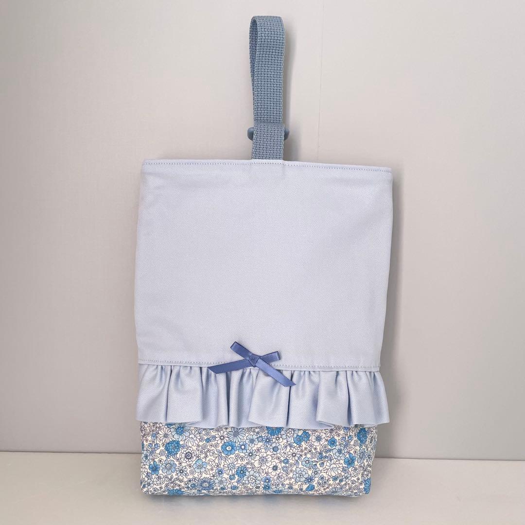 ななみ　小花柄ブルー　入学セット