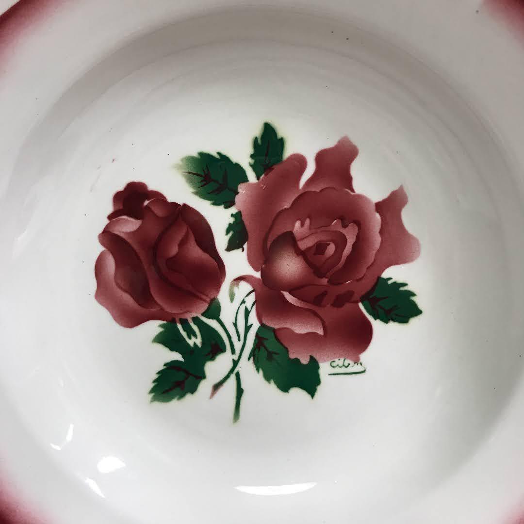 【井上仙望】フランス　アンティーク　サルグミンヌ　バラ　1920〜40年代