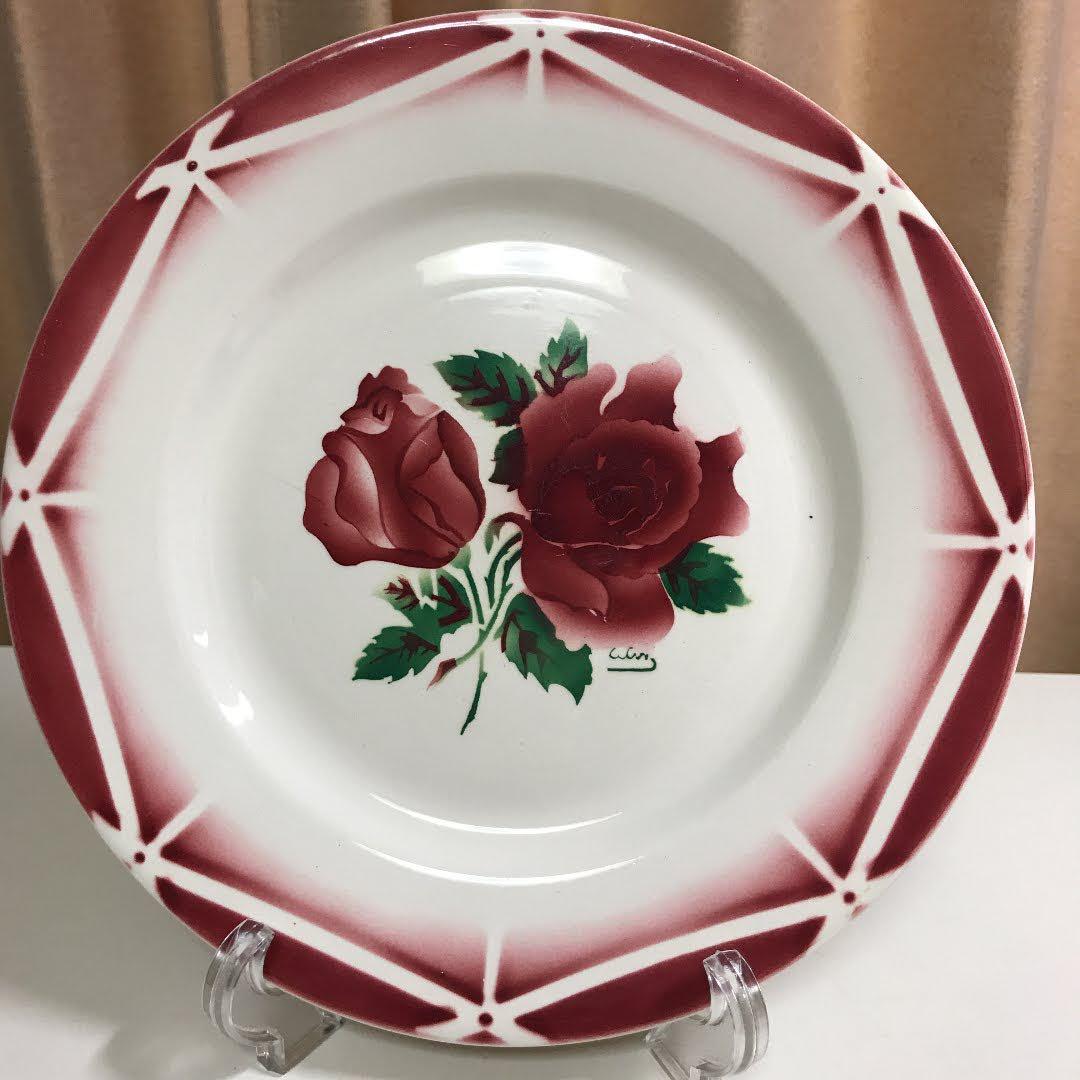 【井上仙望】フランス　アンティーク　サルグミンヌ　バラ　1920〜40年代