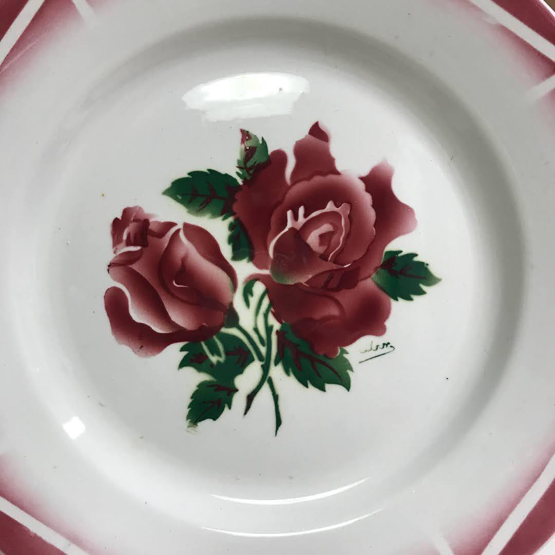 【井上仙望】フランス　アンティーク　サルグミンヌ　バラ　1920〜40年代