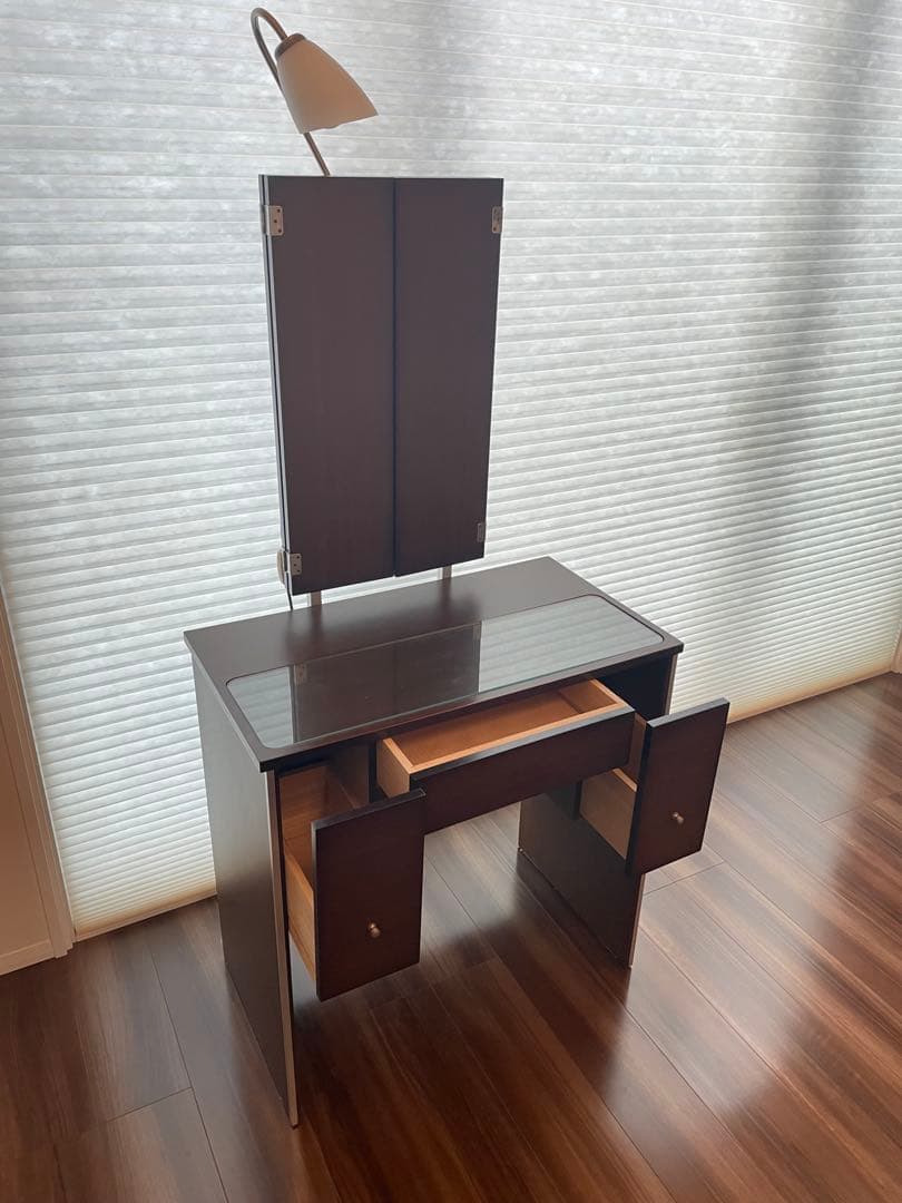 送料込み　ドレッサー　鏡台　鈴木木工家具　化粧台　匿名配送